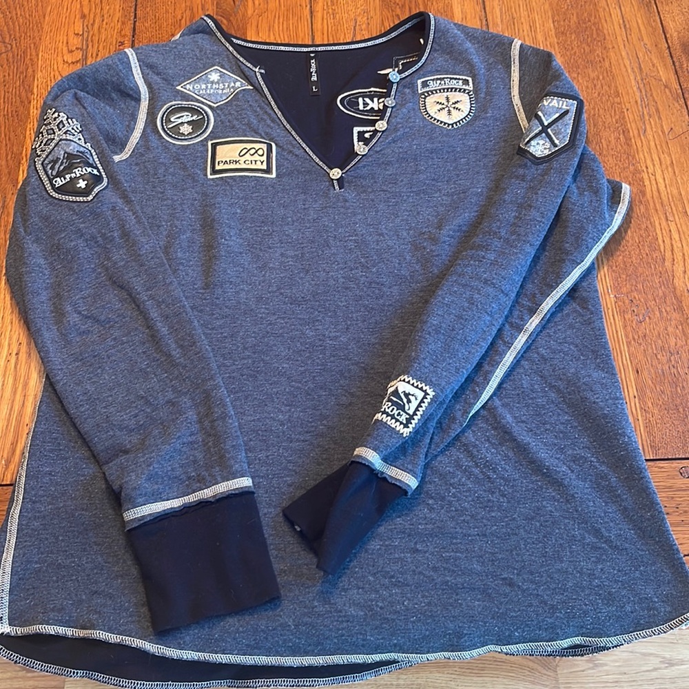 Long sleeve designer t